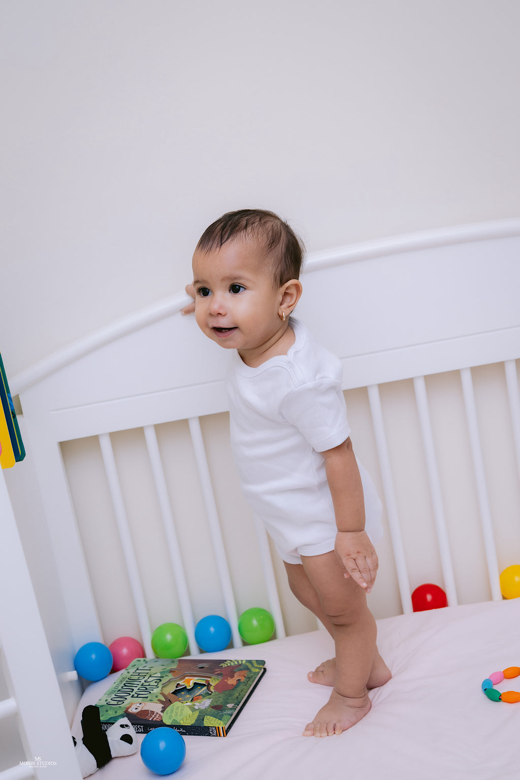 3 half sleeved - baby bodysuits